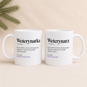 Kubek z imieniem jako prezent dla weterynarza.