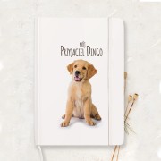 Notes ze zdjęciem psa na okładce sprawdzi się jako personalizowany prezent dla właściciela czworonoga.