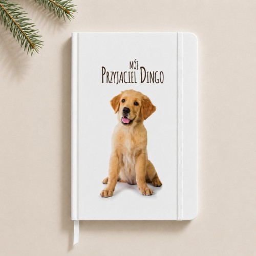 Personalizowany notes ze zdjęciem Twojego psa i jego imieniem to wyjątkowy prezent dla psiarza na Święta.