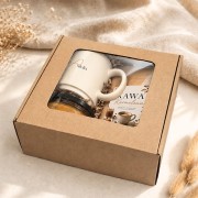 BOX z imiennym kubkiem i kawą to prezent na wiele okazji.
