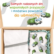 Personalizowany zestaw prezentowy dla fana śmieciarek.