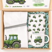 Zestaw prezentowy dla chłopca traktor.