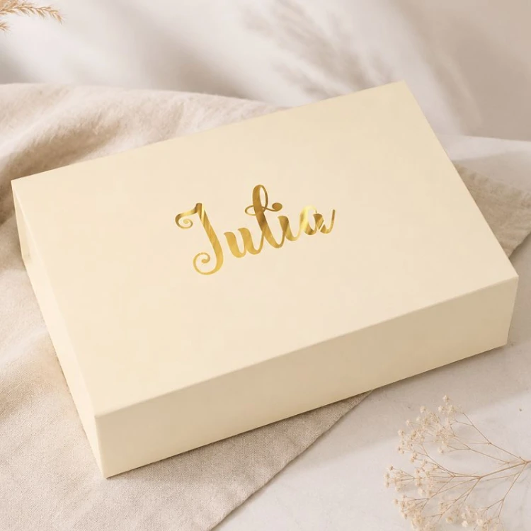 Personalizowane pudełko prezentowe z imieniem do zestawu Domowe SPA