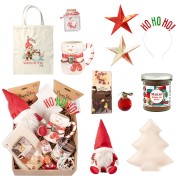 Elementy zestawu BURR Christmas Basket prezent świąteczny.