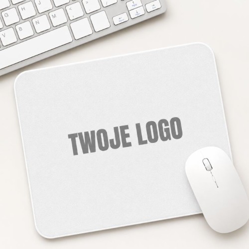 Personalizowana podkładka pod myszkę z logo firmy.