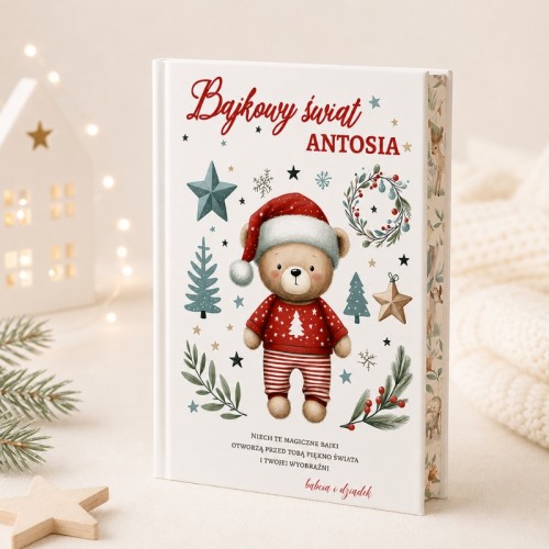 Świąteczna książka z personalizowanymi bajkami dla dziecka to wyjątkowy prezent na Boże Narodzenie z imieniem i dedykacją.