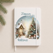 Personalizowany notes świąteczny będzie wyjątkowym prezentem na Boże Narodzenie.