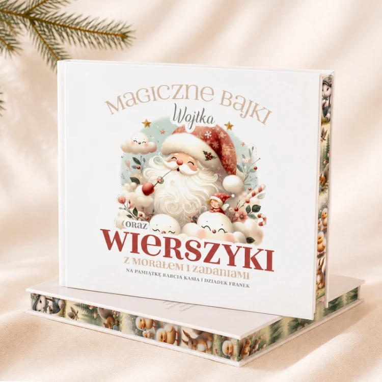Personalizowana książka z bajkami to piękny prezent dla dziecka na święta lub inną okazję.